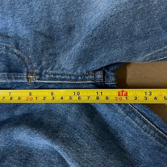 Boyish TheTOMMY Stretch Jeans Sz 27 Highrise Straight in BIG BLUE - Picture 8 of 10